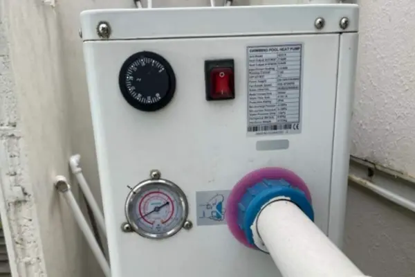 Older Air Source Heat Pump for Pool