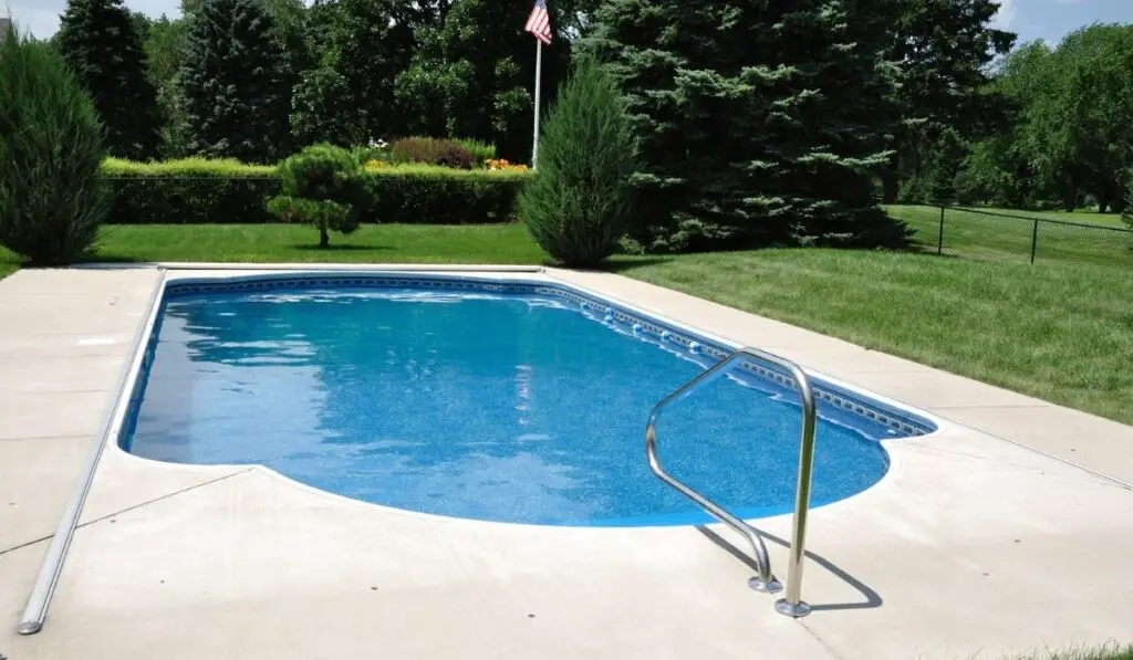 Backyard In-Ground Swimming Pool 