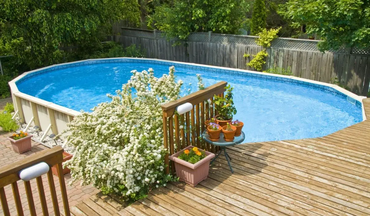 how deep can you bury an above ground pool