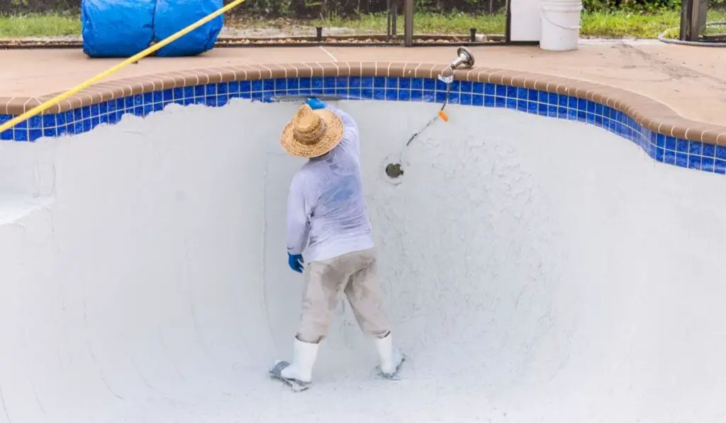 Pool plaster resurfacing 