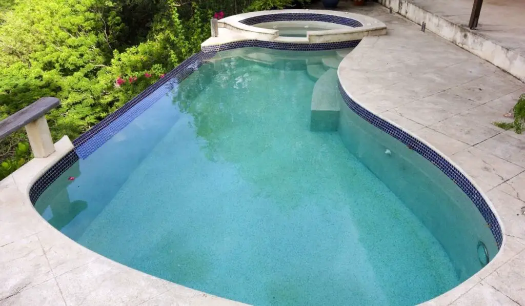 A small swimming pool on bequia