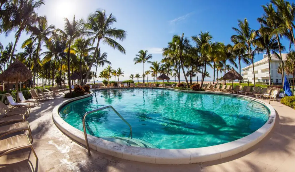 Luxury resort pool