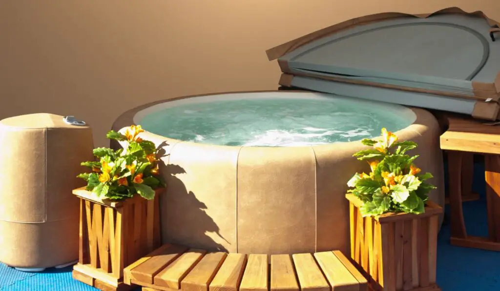 Hot tub display