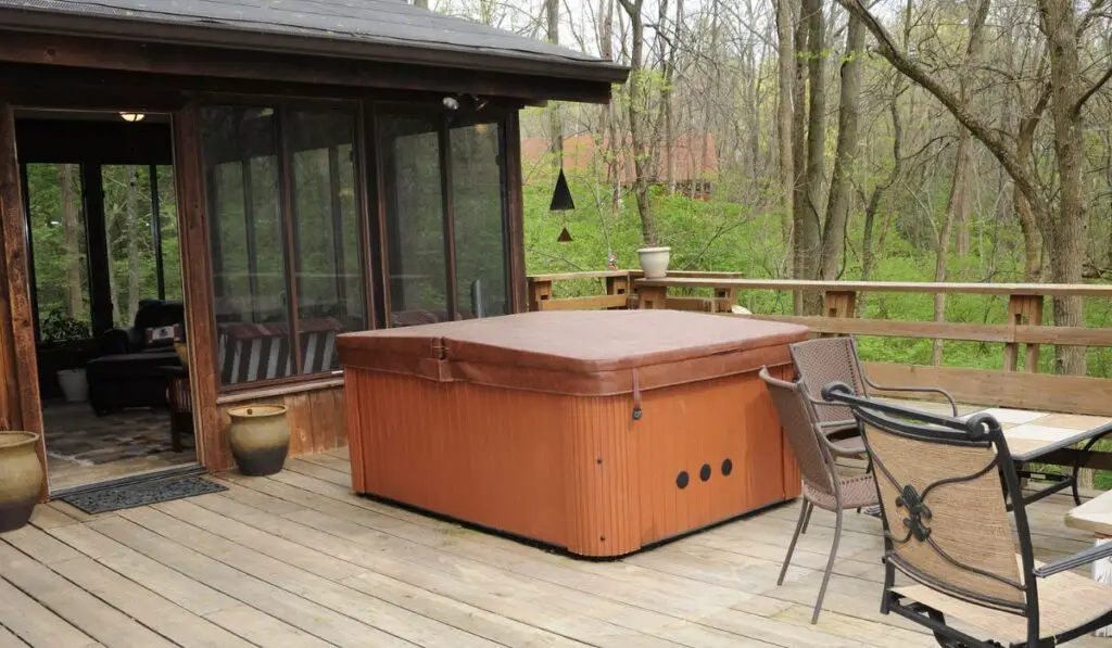 Hot Tub In The Woods