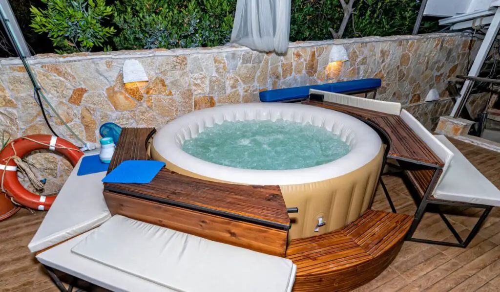 Hot Tub at a Luxury Resort at sea