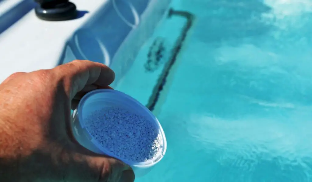 Swim spa pool sanitizer