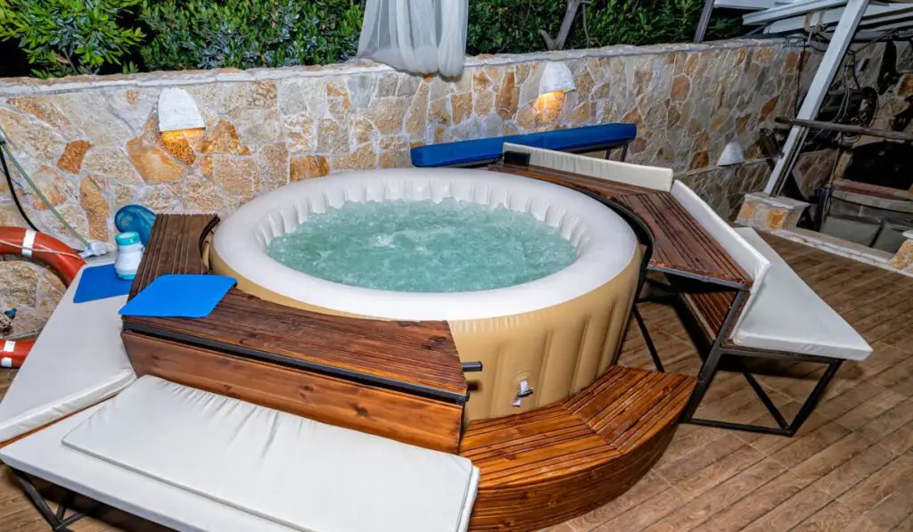 Hot Tub at a Luxury Resort at sea