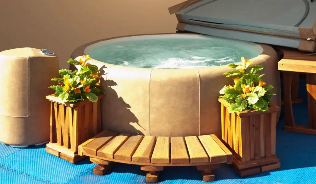 Hot tub display