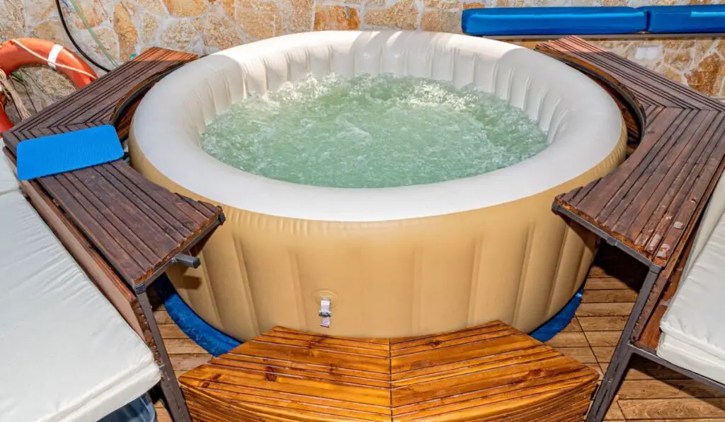 Hot Tub at a Luxury Resort at sea