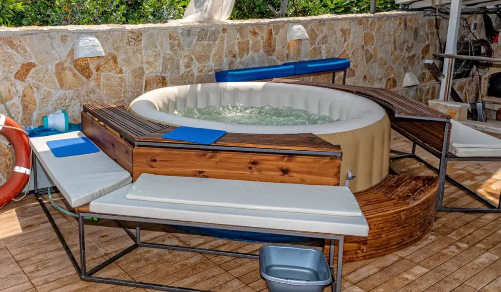 Hot Tub at a Luxury Resort at sea