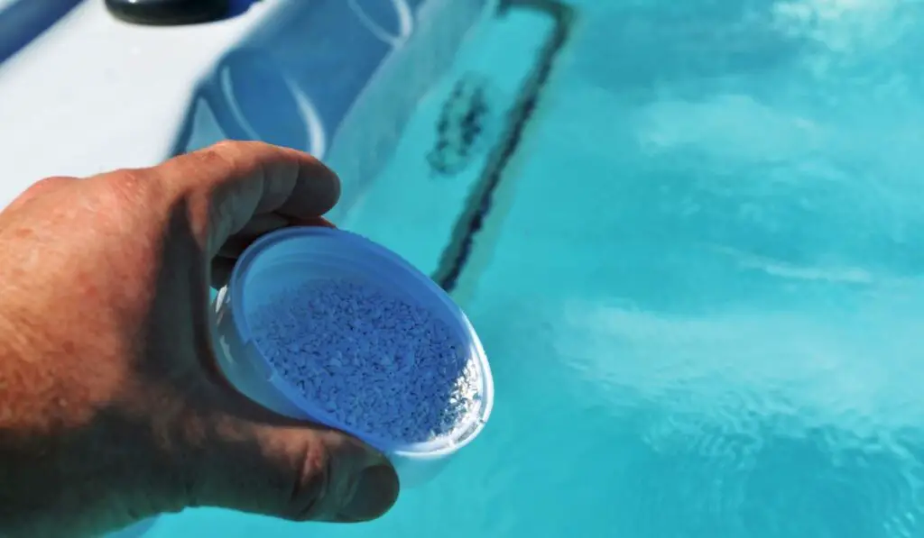 Swim spa pool sanitizer