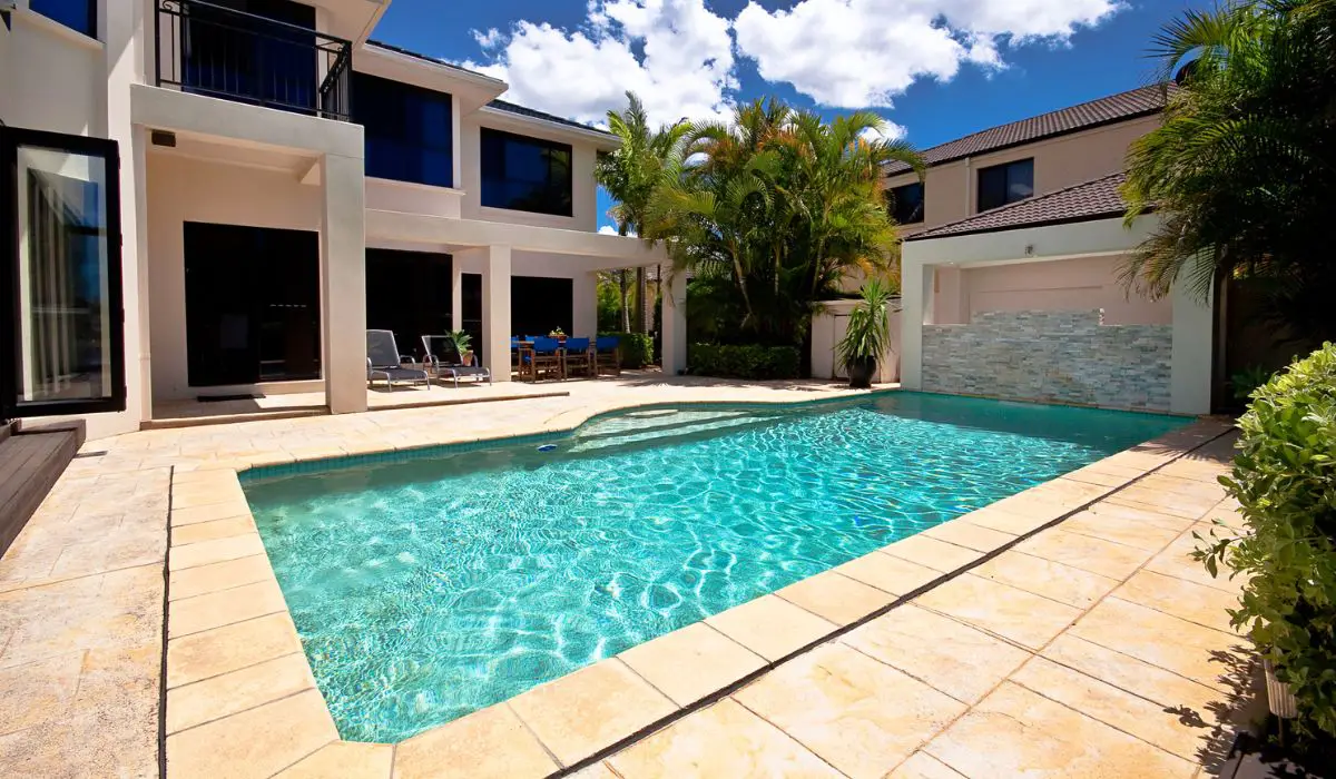 Pool and Luxury House